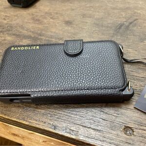 Bandolier LEATHER Textured Black Phone Case
